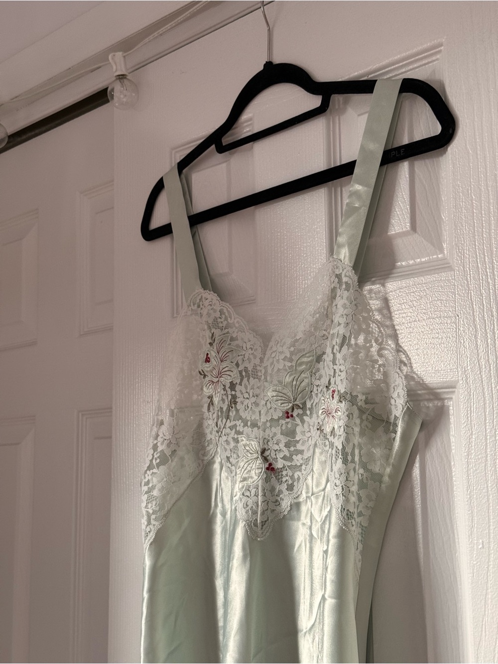 Vintage Silk Lace Slip Dress
